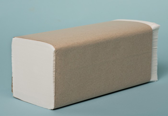 Papírový ručník skládaný 2vrstvý, 25x21 cm, 3000 kusů/karton Papírový ručník skládaný 2vrstvý, 25x21 cm, 3000 kusů/karton