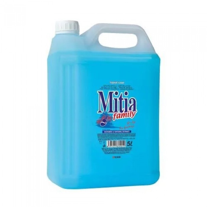 Tekuté mýdlo Mitia 5l, modré