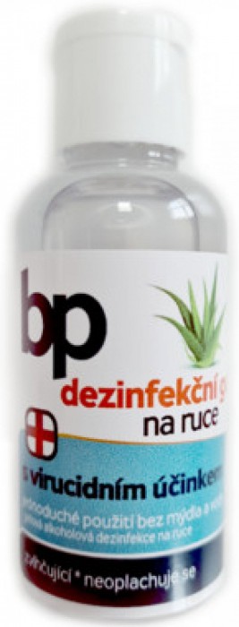 BP Bezoplachový dezinfekční gel na ruce 50 ml