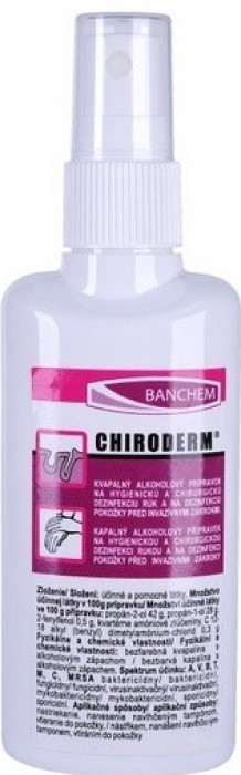 Dezinfekce Chiroderm spray 115 ml